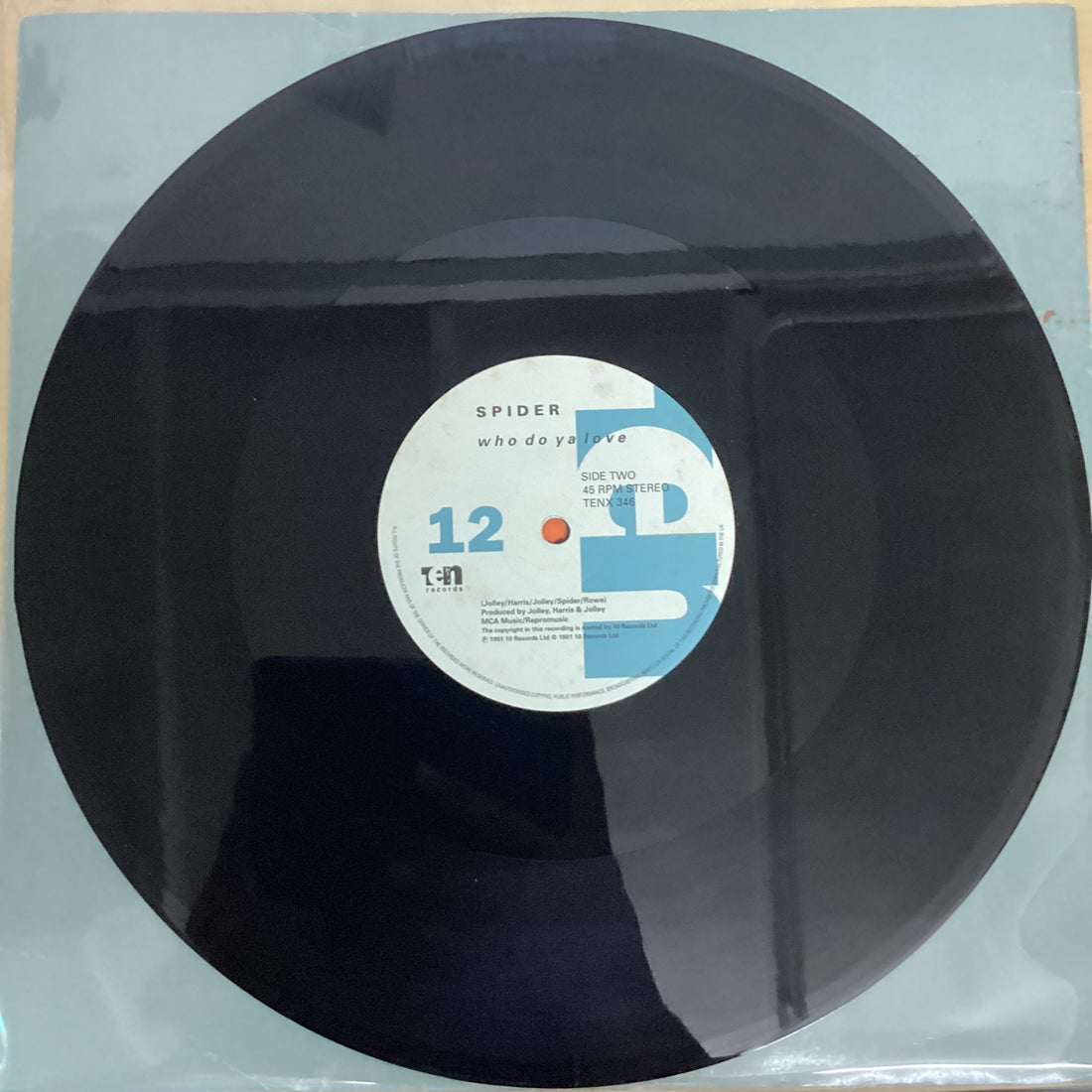 แผ่นเสียง Spider - Who Do Ya Love Vinyl VG