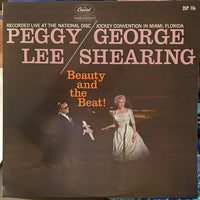 Peggy Lee / George Shearing : Beauty And The Beat! (LP, Album, Red)