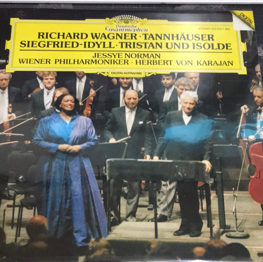 แผ่นเสียง Richard Wagner / Jessye Norman, Wiener Philharmoniker, Herbert von Karajan - Tannhäuser, Siegfried-Idyll, Tristan Und Isolde (Vinyl) (VG+)