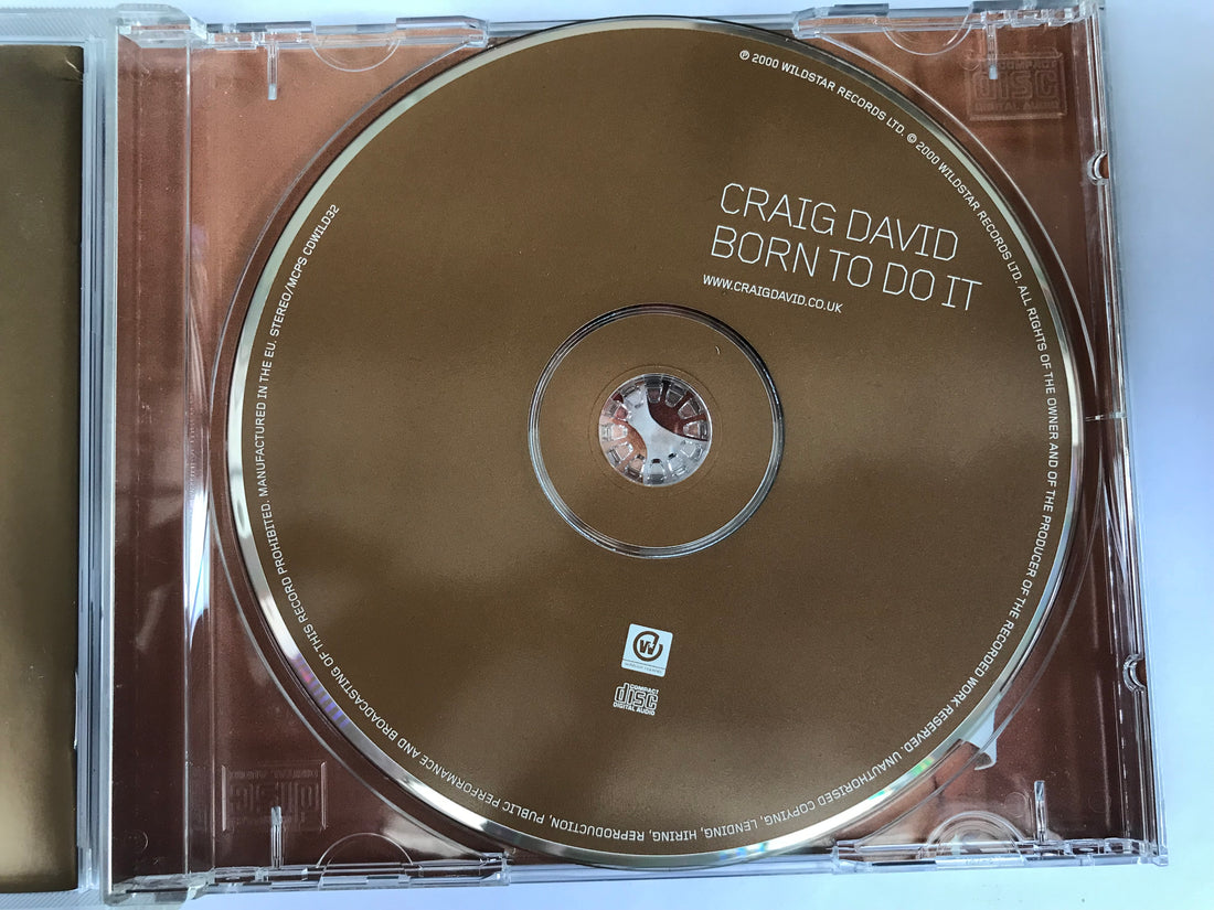 ซีดี Craig David - Born To Do It CD VG+