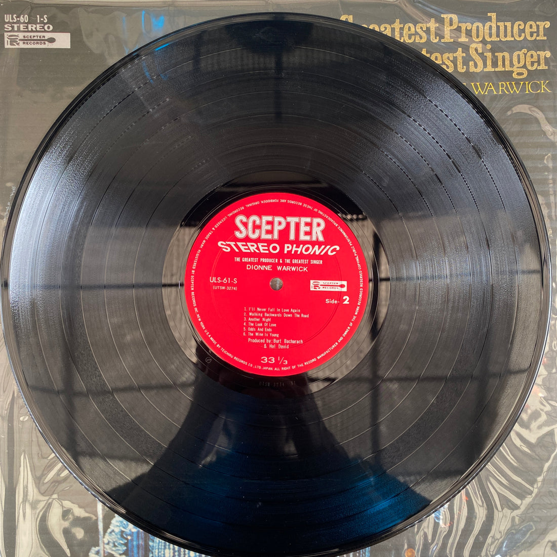 แผ่นเสียง Dionne Warwick - The Greatest Producer & The Greatest Singer 2LP Vinyl VG+