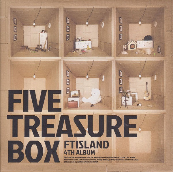 ซีดี F.T. Island - Five Treasure Box CD NM or M-