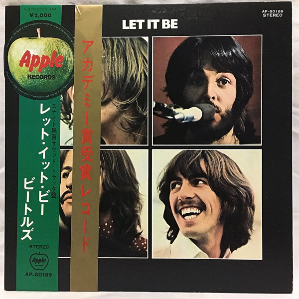 แผ่นเสียง The Beatles - Let It Be Vinyl VG+