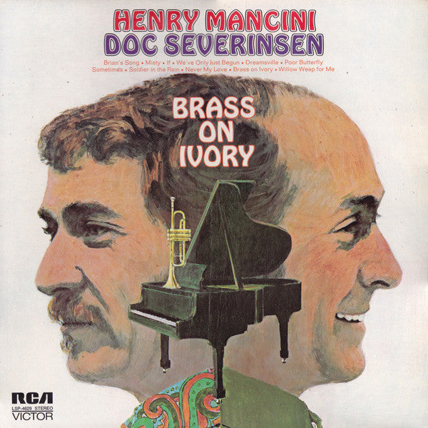 Henry Mancini & Doc Severinsen : Brass On Ivory (LP, Album)