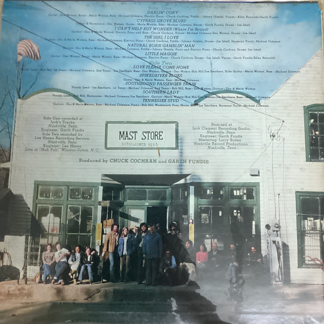 แผ่นเสียง Doc Watson - Doc And The Boys Vinyl VG+