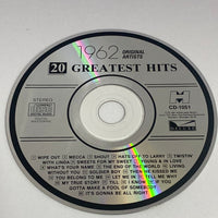 ซีดี Various - 20 Greatest Hits 1962 Original Artists (CD) (VG+)