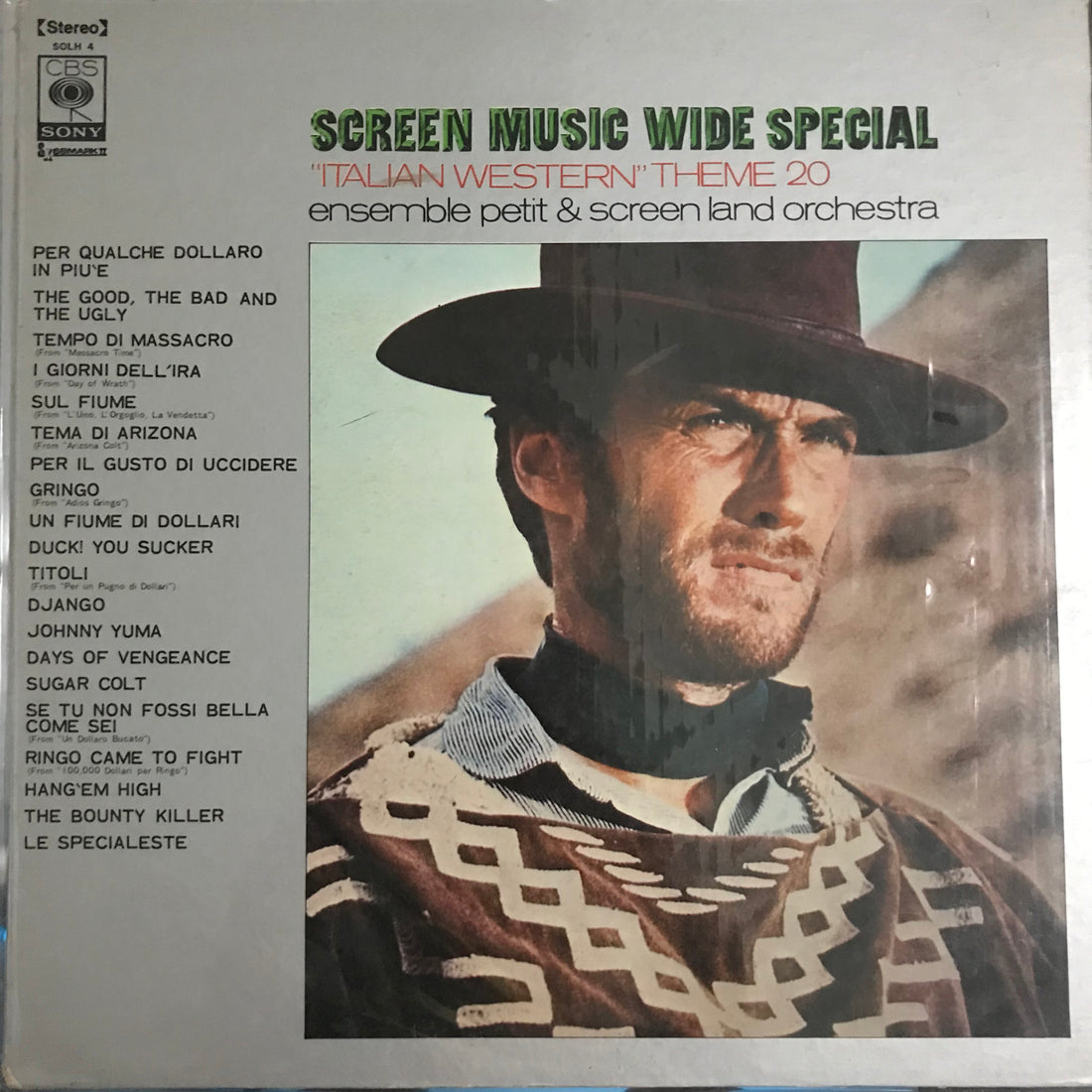 แผ่นเสียง Ensemble Petit & Screenland Orchestra - Screen Music Wide Special: Action Theme 20 "Italian Western" Theme 29 Vinyl VG+