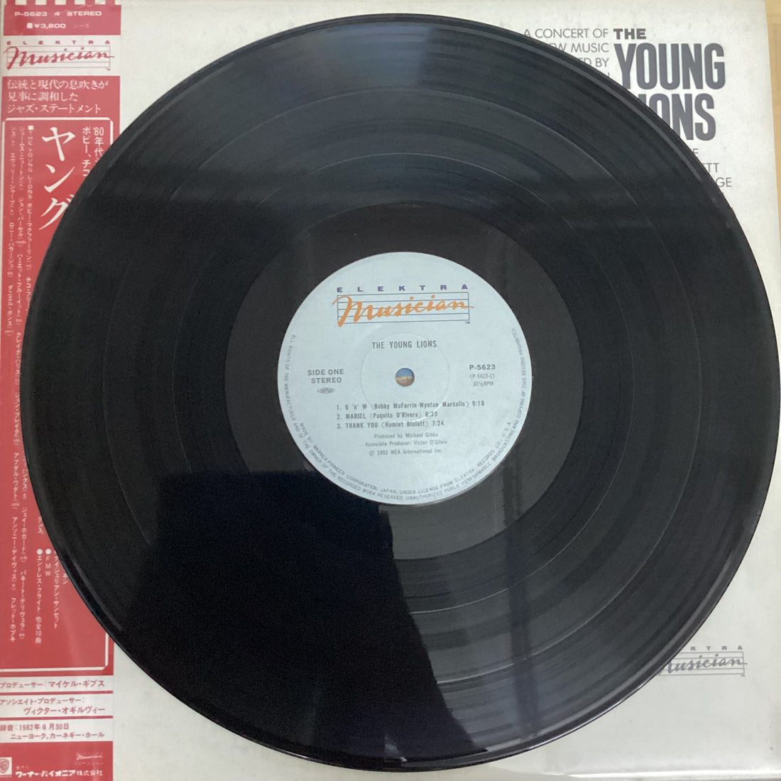 แผ่นเสียง Various - Young Lions, The - A Concert Of New Music Played By Seventeen Exceptional Young Musicians - The Kool Jazz Festival June 30, 1982 Vinyl VG+ 2LPs