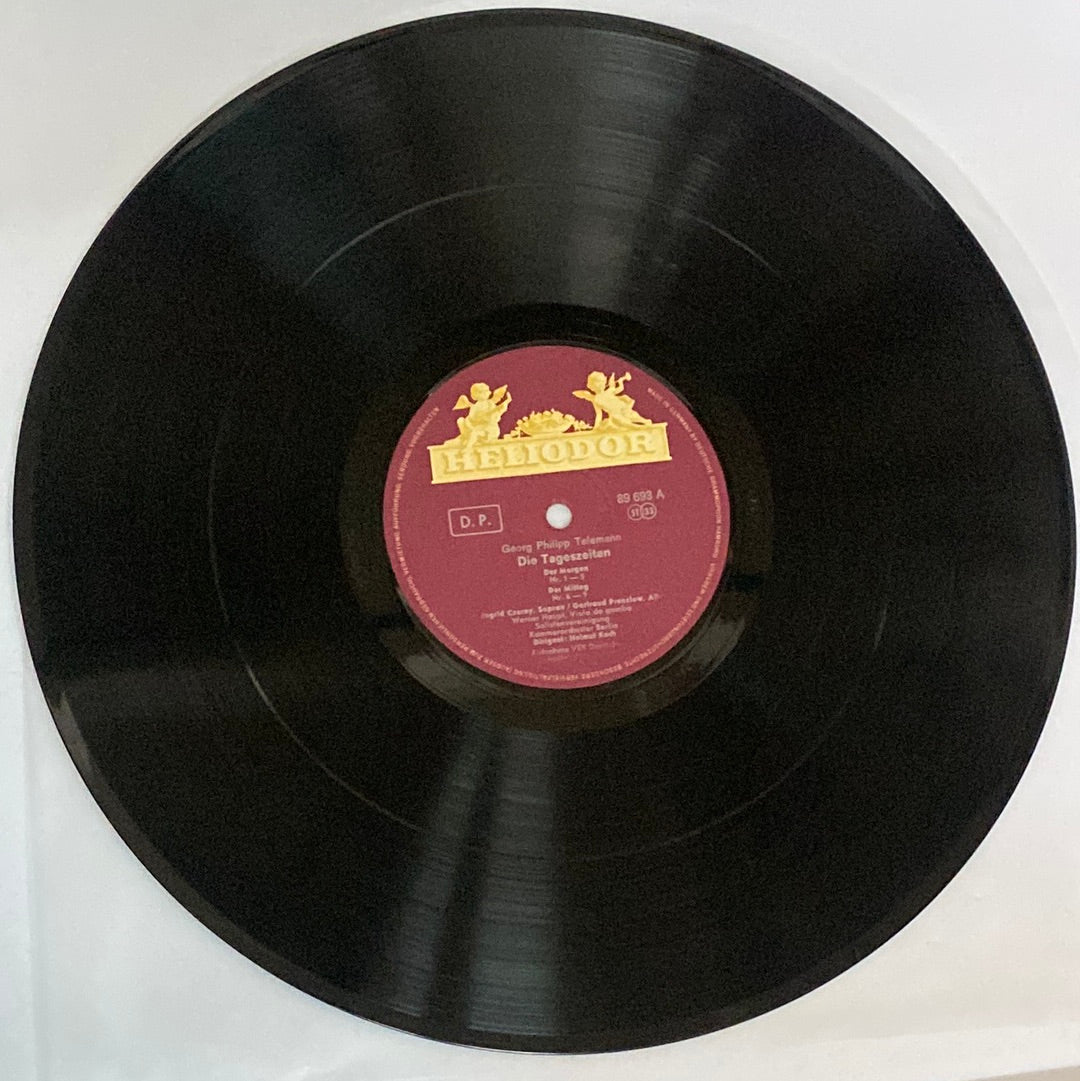 แผ่นเสียง Georg Philipp Telemann - Die Tageszeiten - Cantata Vinyl VG+
