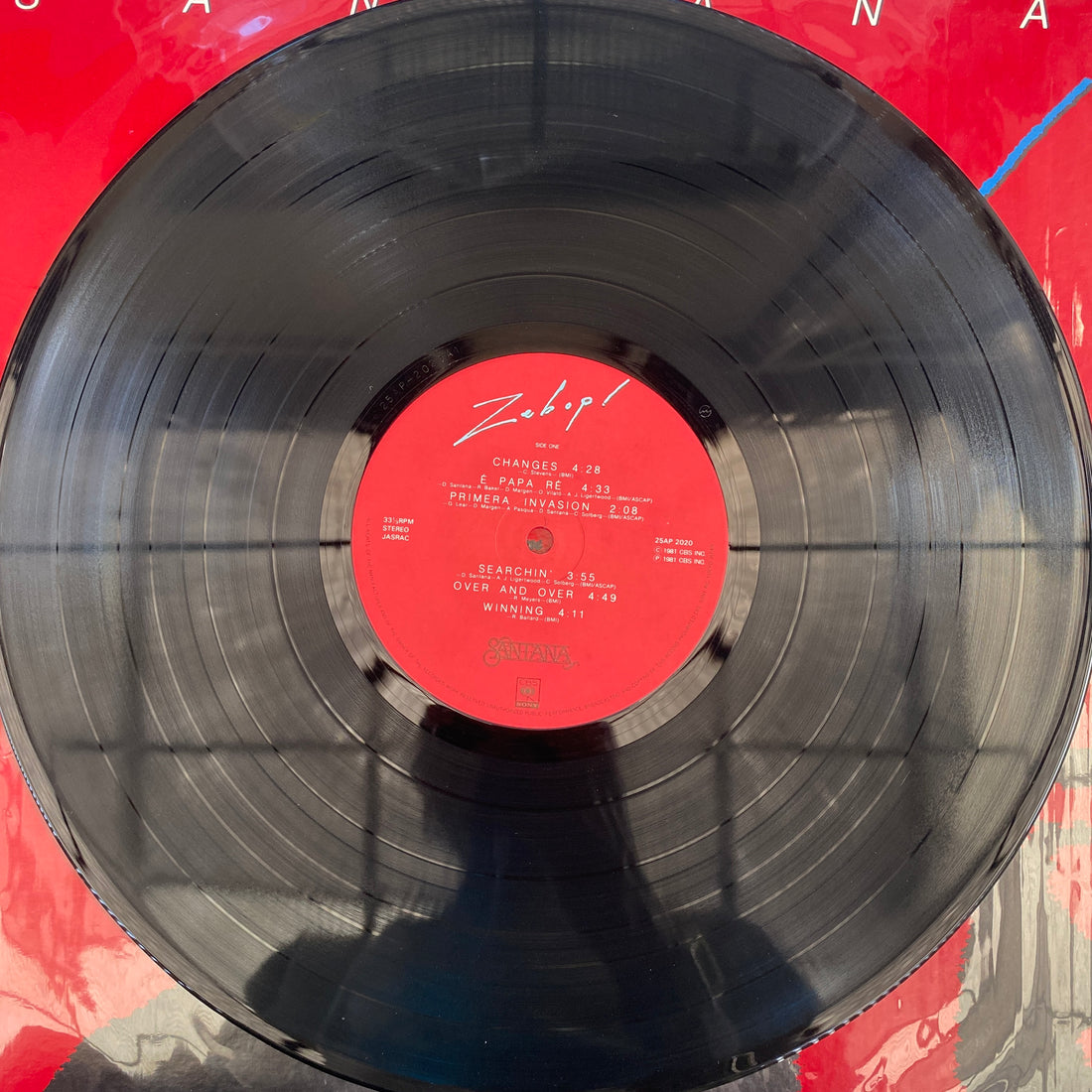 แผ่นเสียง Santana - Zebop! Vinyl VG+