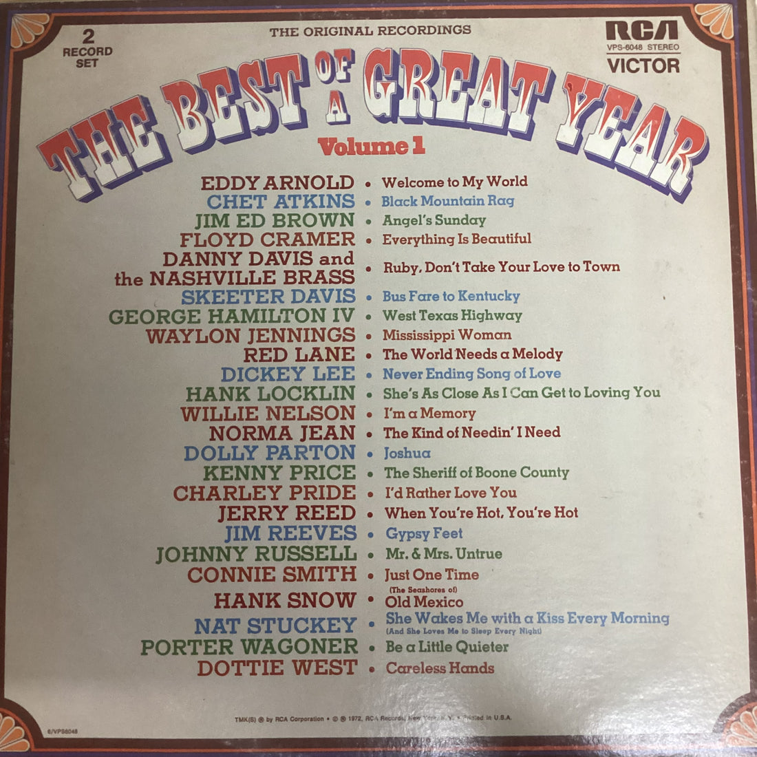 แผ่นเสียง Various - The Best Of A Great Year Vol.I Vinyl VG+ 2LPs