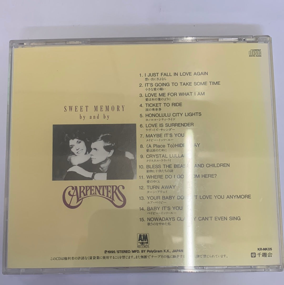 ซีดี Carpenters - Sweet Memory - By And By CD VG+