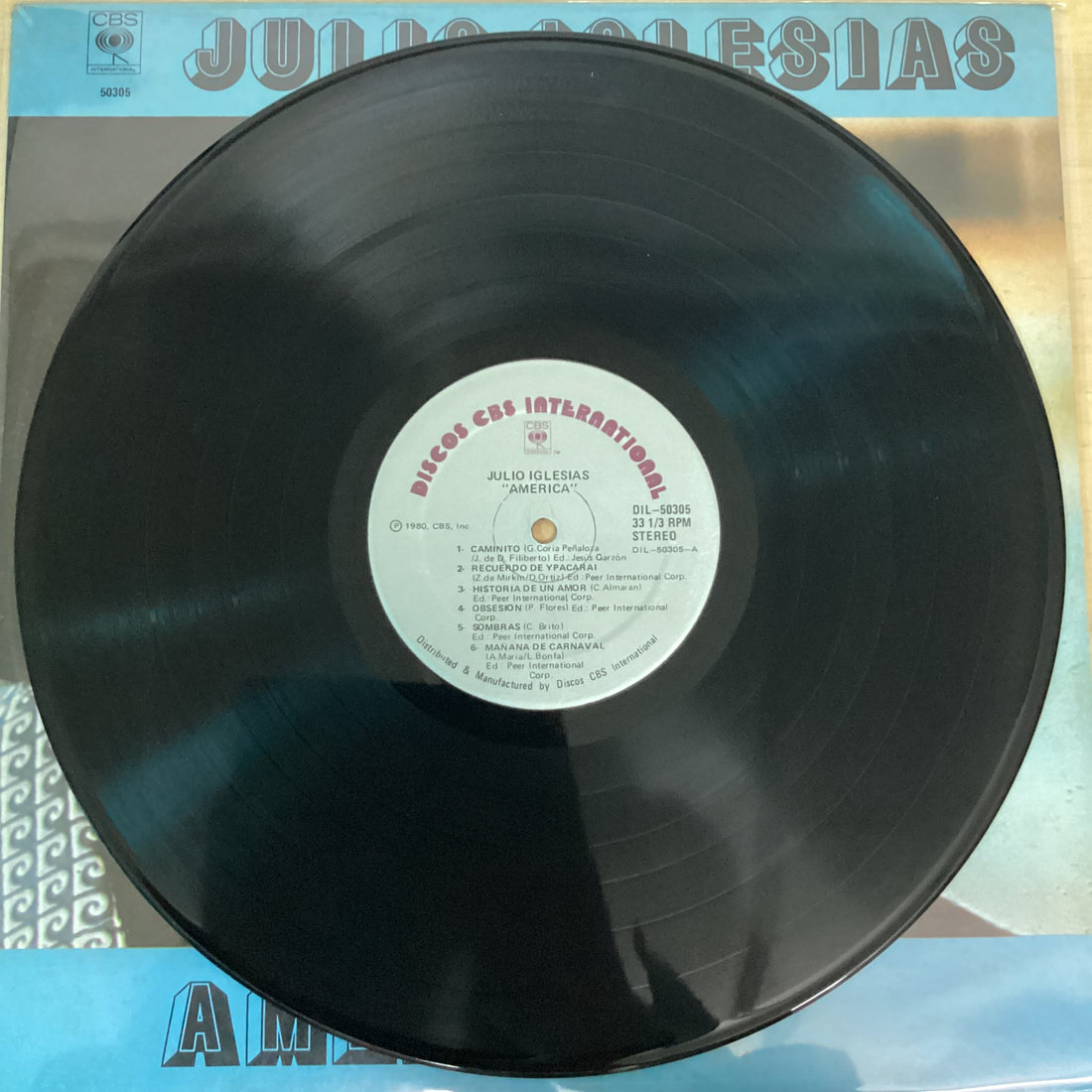 แผ่นเสียง Julio Iglesias - America Vinyl VG+