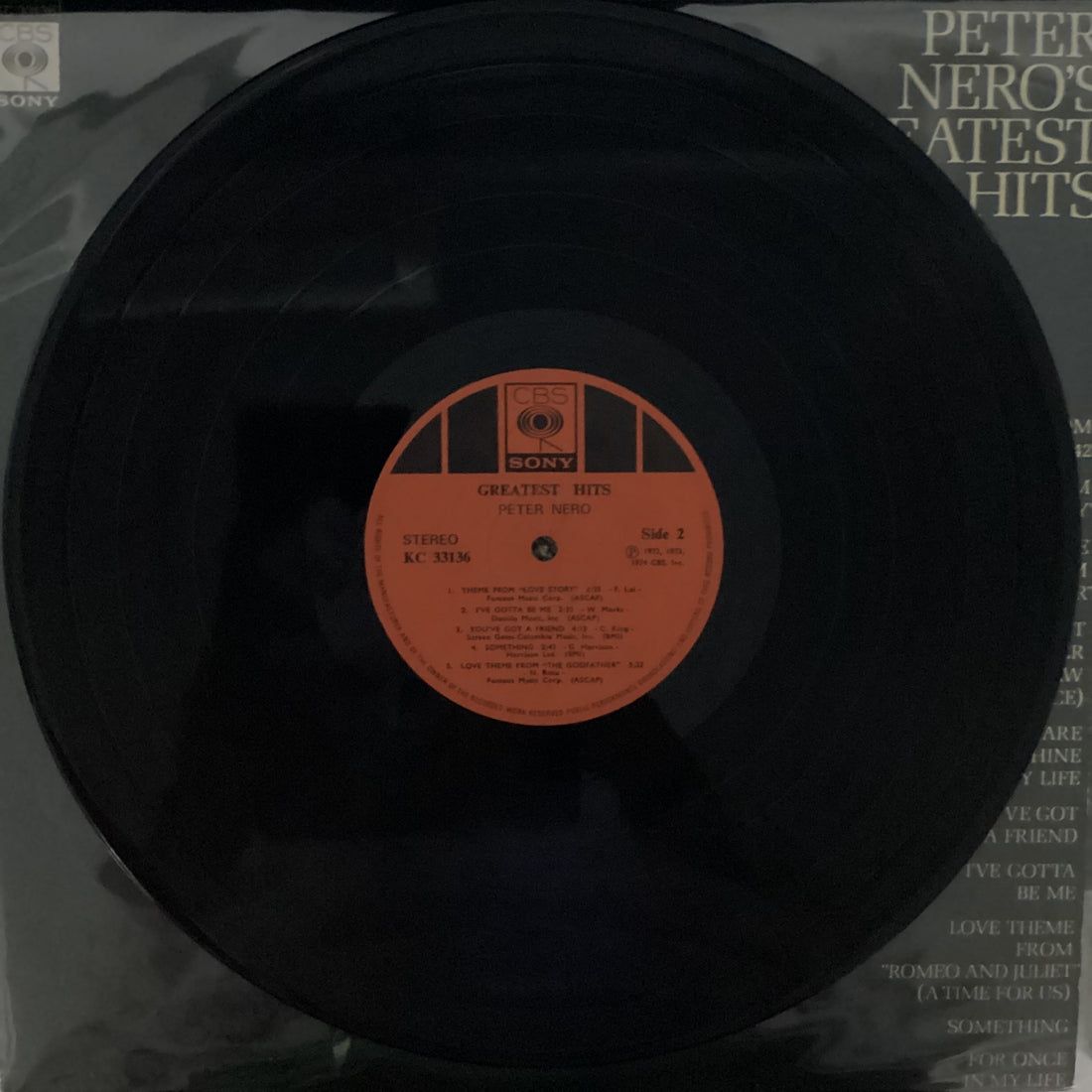 Peter Nero - Peter Nero's Greatest Hits Vinyl VG+
