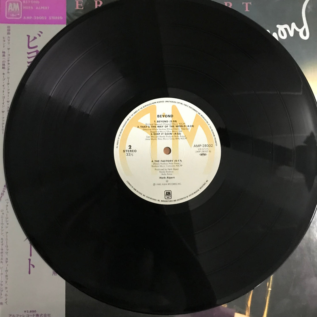 แผ่นเสียง Herb Alpert - Beyond Vinyl VG+
