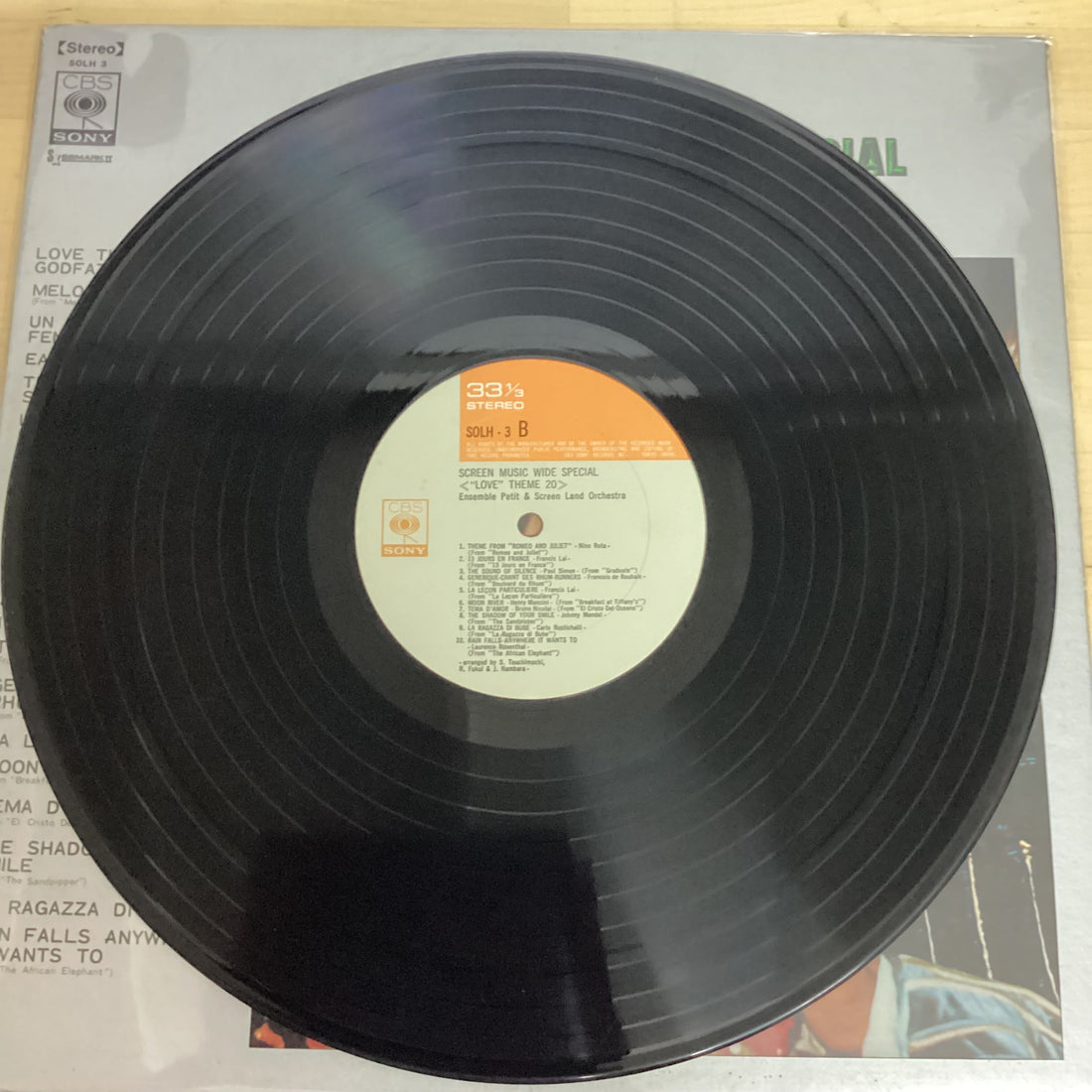 แผ่นเสียง Ensemble Petit & Screenland Orchestra - Screen Music Wide Special. "Love" Theme 20 Vinyl VG+