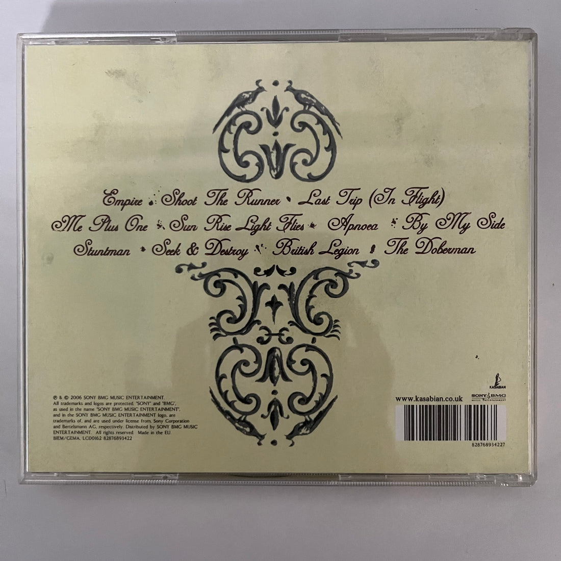 ซีดี Kasabian - Empire CD VG+