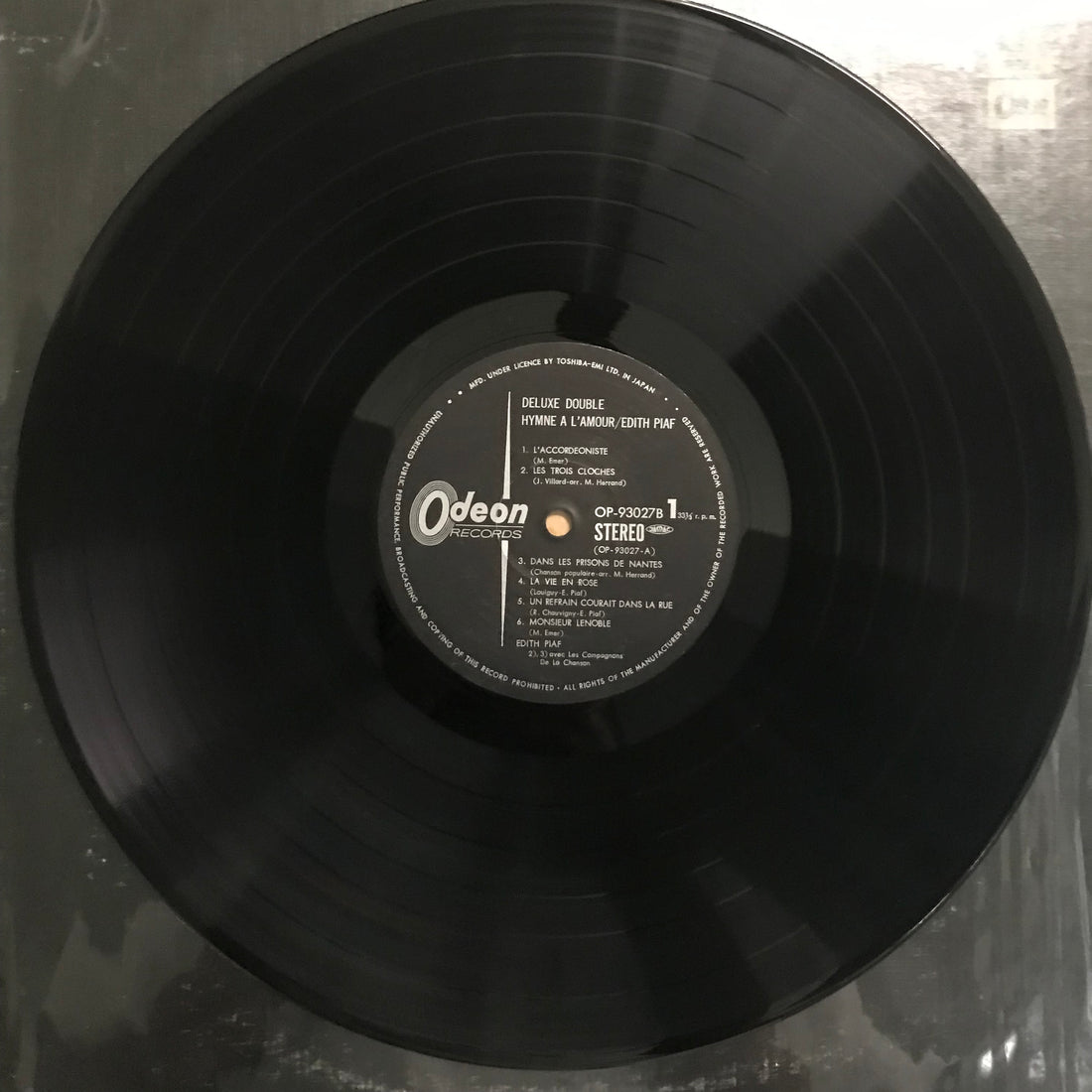 แผ่นเสียง Edith Piaf - Hymne A L’Amour Vinyl VG+ 2LPs