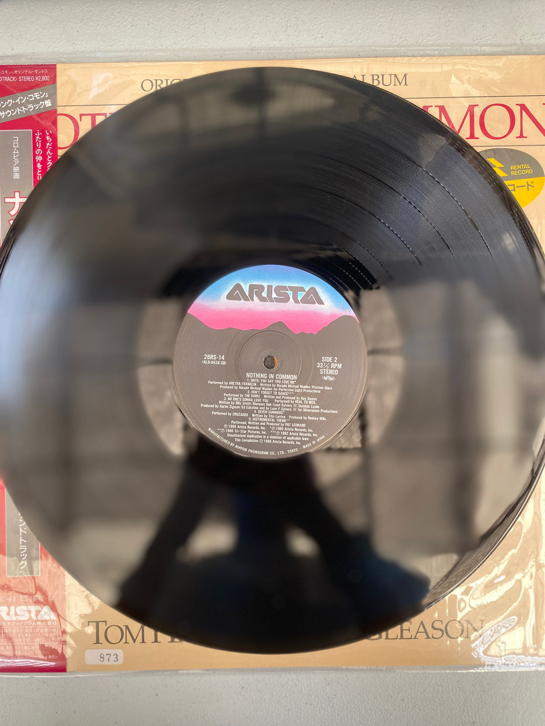 แผ่นเสียง Various - Nothing In Common Original Soundtrack = ナッシング・イン・コモン　コロムビア映画「ナッシング・イン・コモン」オリジナル・サウンドトラック盤 Vinyl VG+