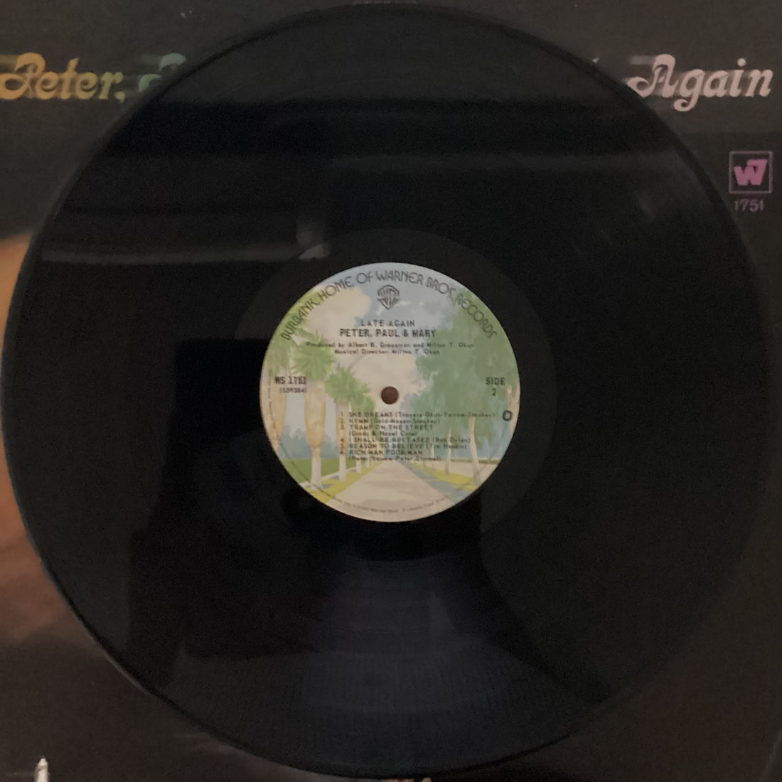 แผ่นเสียง Peter, Paul & Mary - Late Again Vinyl VG+