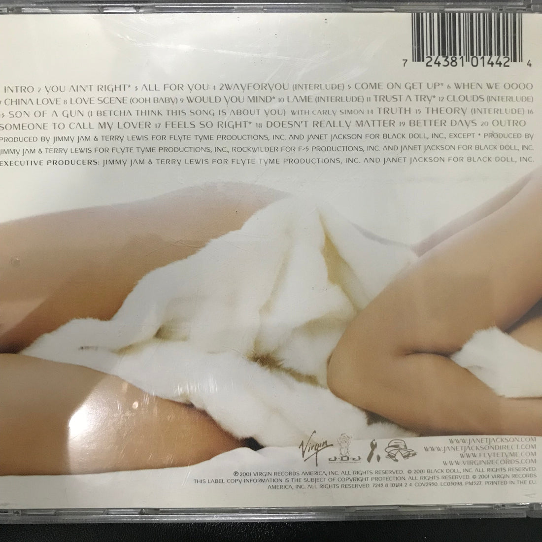ซีดี Janet Jackson - All For You CD VG+
