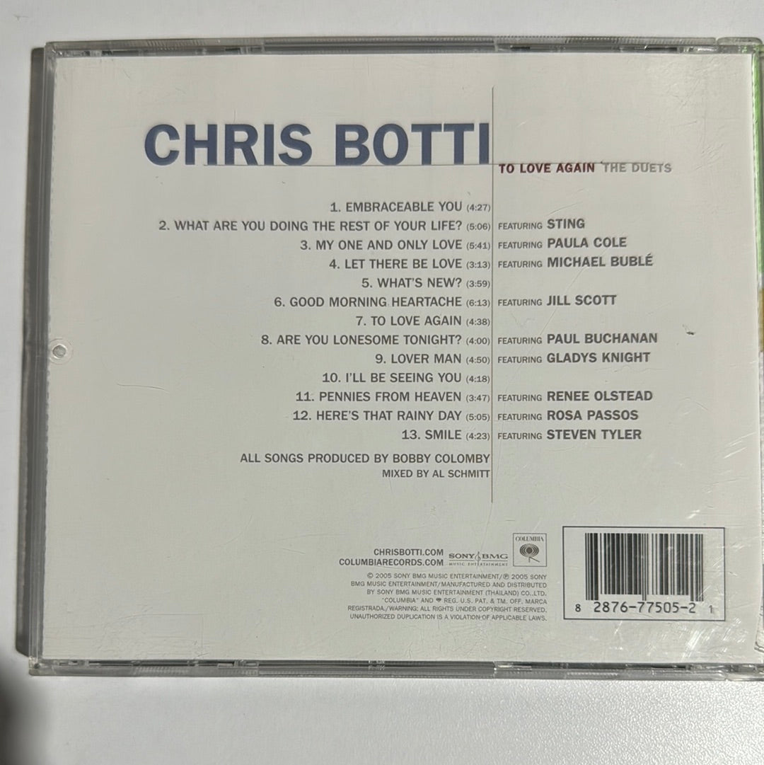 Chris Botti - To Love Again (The Duets) (CD) (VG+)