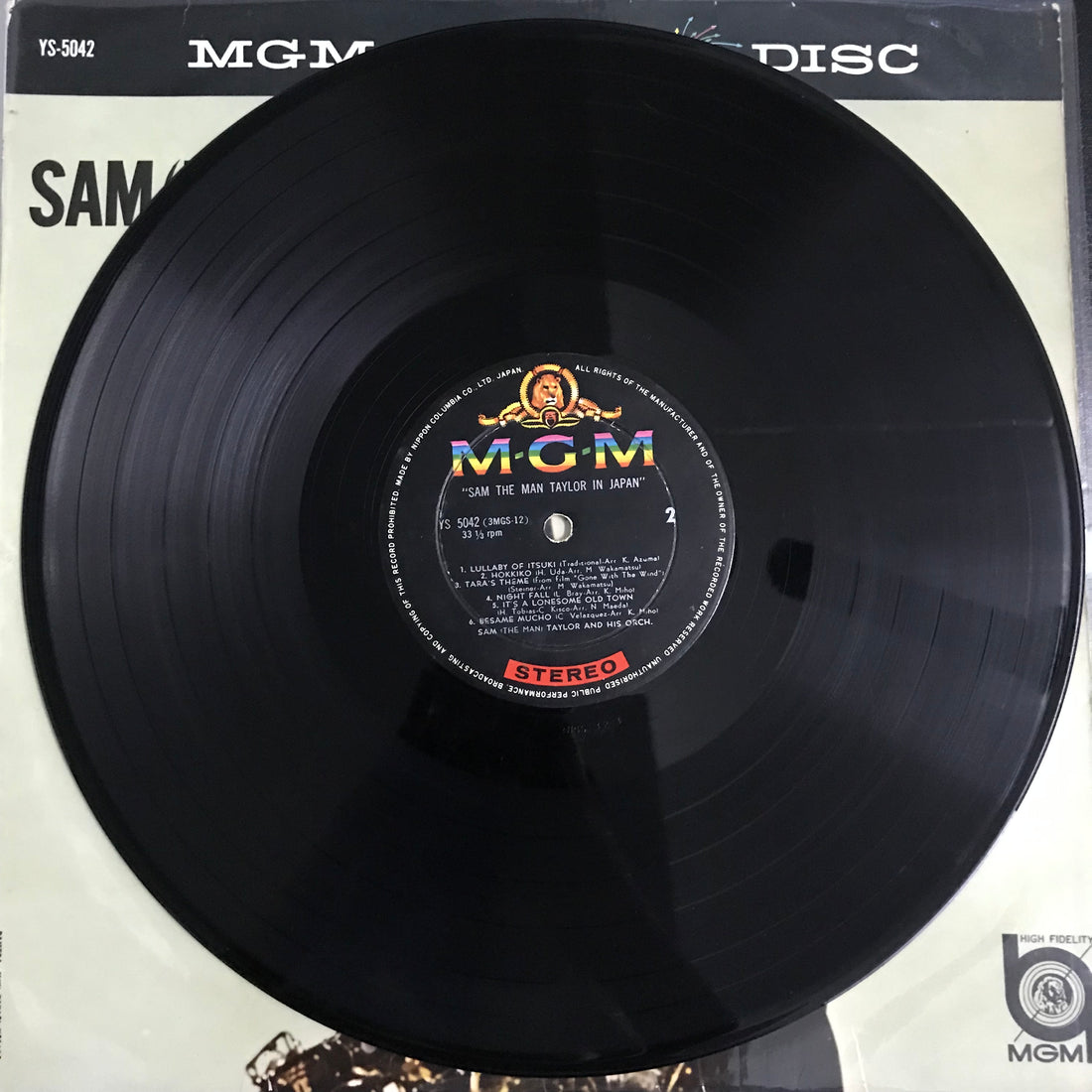 แผ่นเสียง Sam Taylor And His Orchestra - Sam The Man Taylor In Japan = 日本のサム・テイラー Vinyl VG+