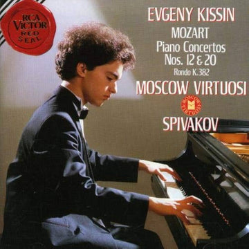 ซีดี Evgeny Kissin*, Mozart*, Moscow Virtuosi, Spivakov* – Piano Concerto No. 12 & 20, Rondo, K.382 (CD) (VG+)