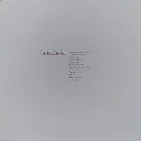 James Taylor (2) : James Taylor's Greatest Hits (LP, Comp, RE)