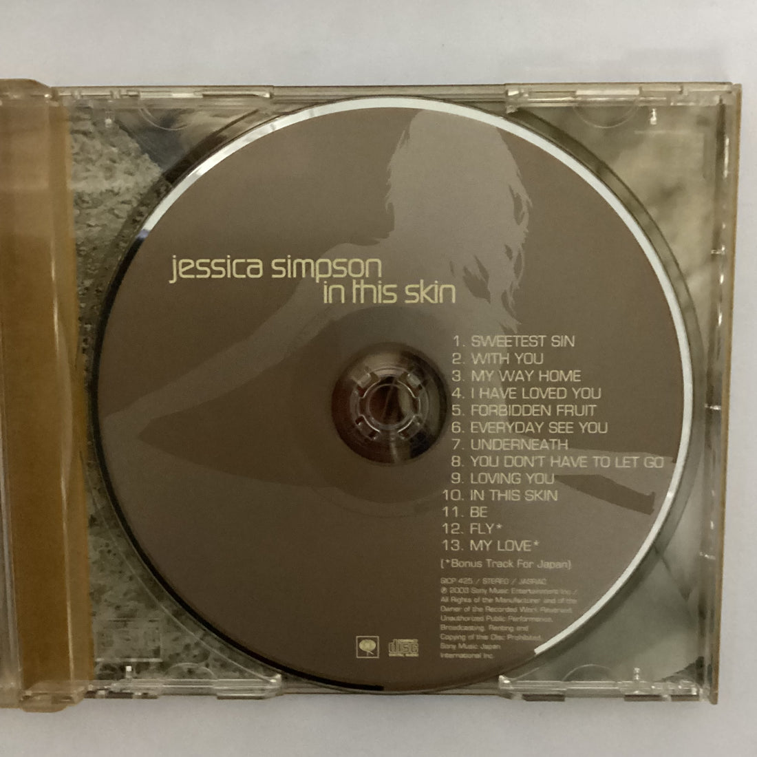 ซีดี Jessica Simpson - In This Skin CD VG+