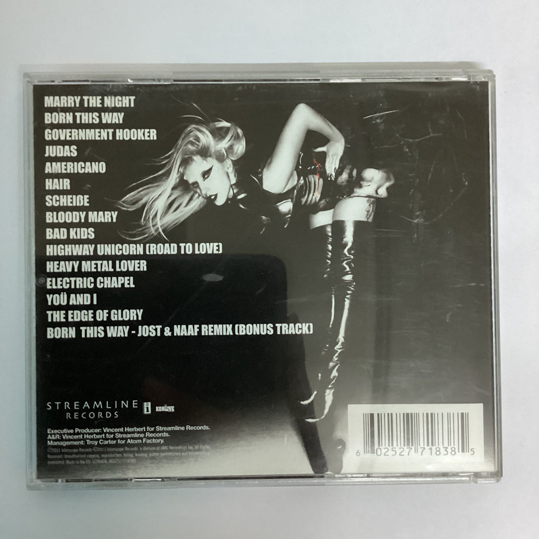 ซีดี Lady Gaga - Born This Way CD VG+