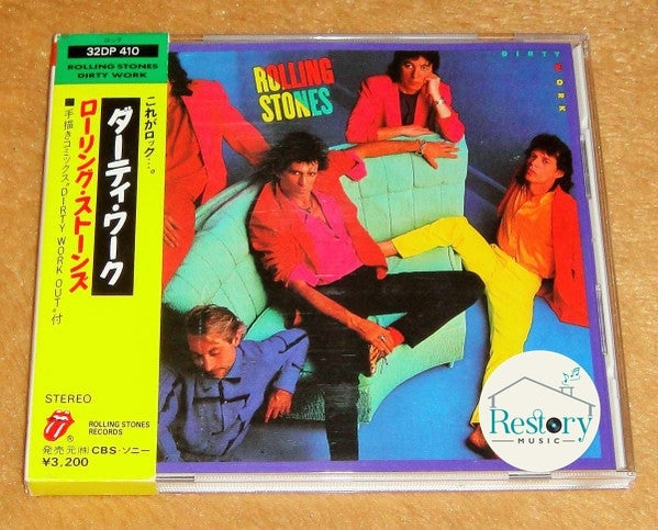 The Rolling Stones = The Rolling Stones - Dirty Work = ダーティー・ワーク CD VG+