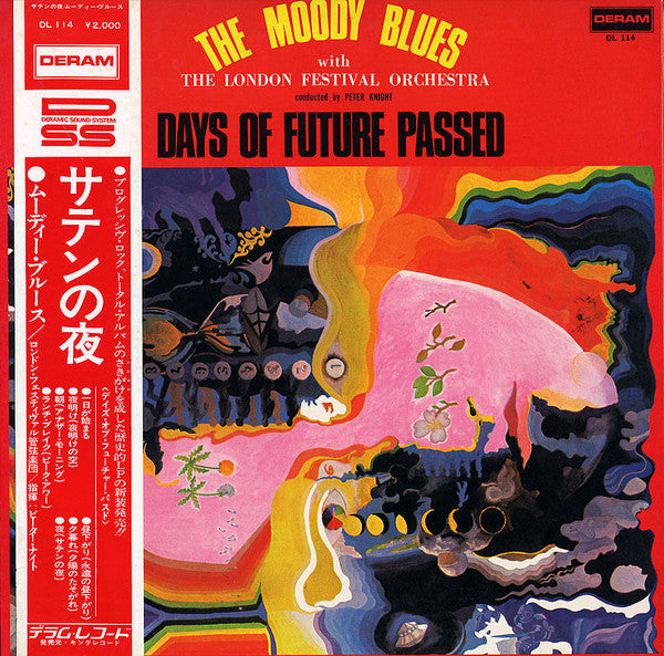 The Moody Blues : Days Of Future Passed  (LP, Album, RE, Gat)