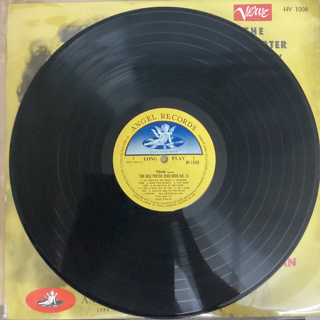 แผ่นเสียง Ella Fitzgerald - The Cole Porter Song Book - Vol. 2 Vinyl VG+