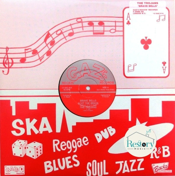 The Trojans : Brave Bells Scot The Brave (12")