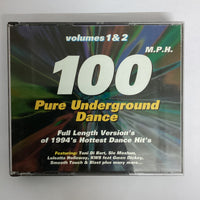 ซีดี Various - 100 M.P.H. Pure Underground Dance Volumes 1 & 2 CD VG+ 2CDs