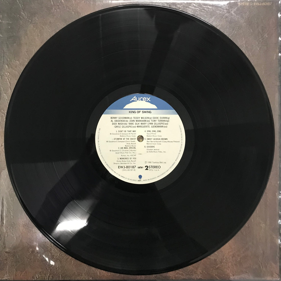 แผ่นเสียง Benny Goodman Band - King Of Swing Aurex Jazz Festival '80 Vinyl VG+