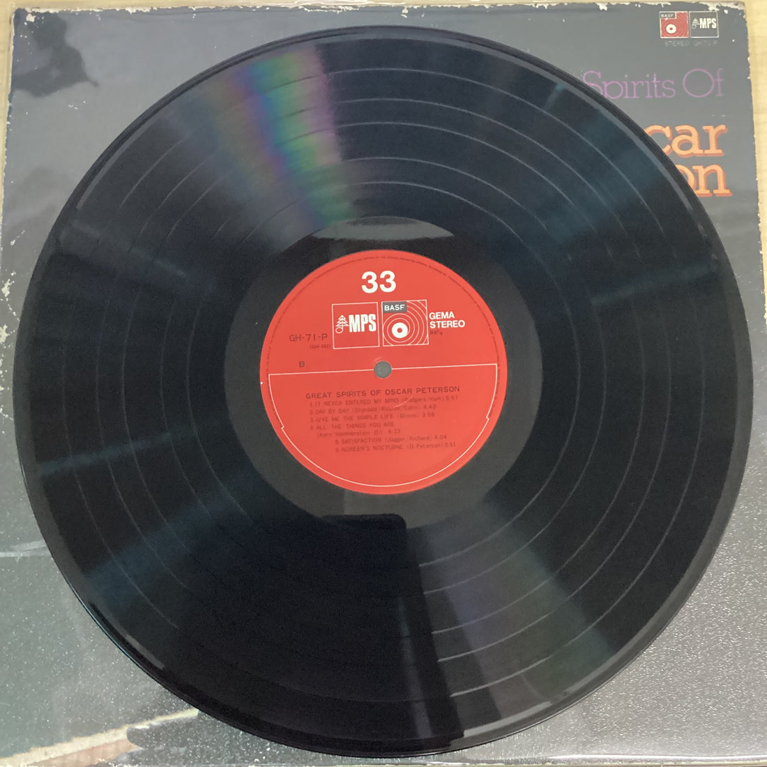 แผ่นเสียง Oscar Peterson - Great Spirits of Oscar Peterson Vinyl VG+