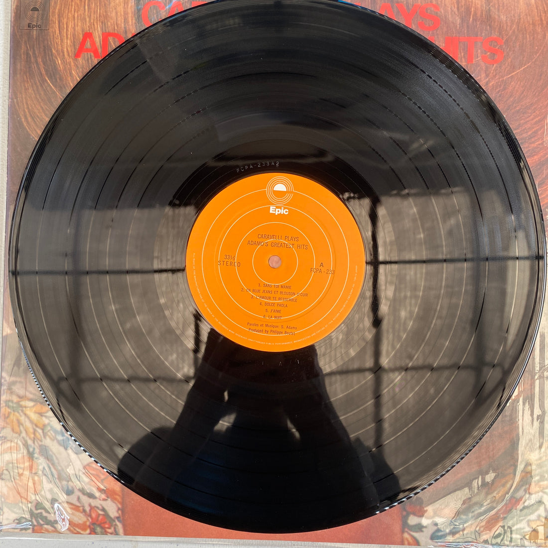 แผ่นเสียง Caravelli - Plays Adamo's Greatest Hits Vinyl VG+