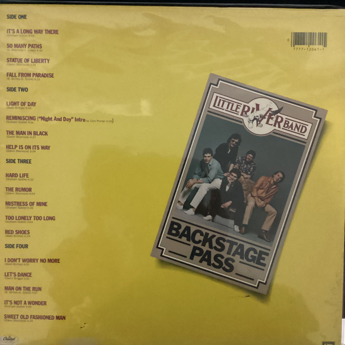 แผ่นเสียง Little River Band - Backstage Pass Vinyl VG+ 2LPs