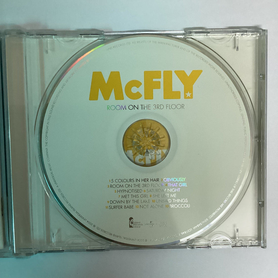 ซีดี McFly - Room On The 3rd Floor CD VG+