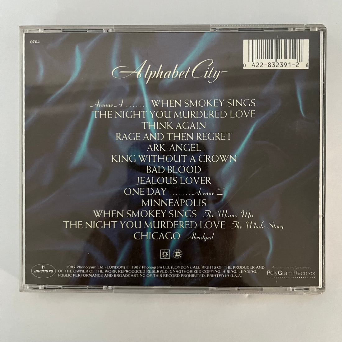 ซีดี ABC - Alphabet City CD VG+