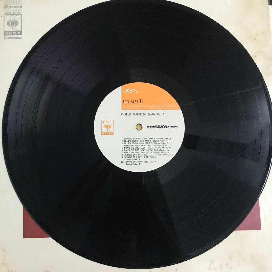 แผ่นเสียง Charlie Parker - Charlie Parker On Savoy Vol. 1 Vinyl VG+
