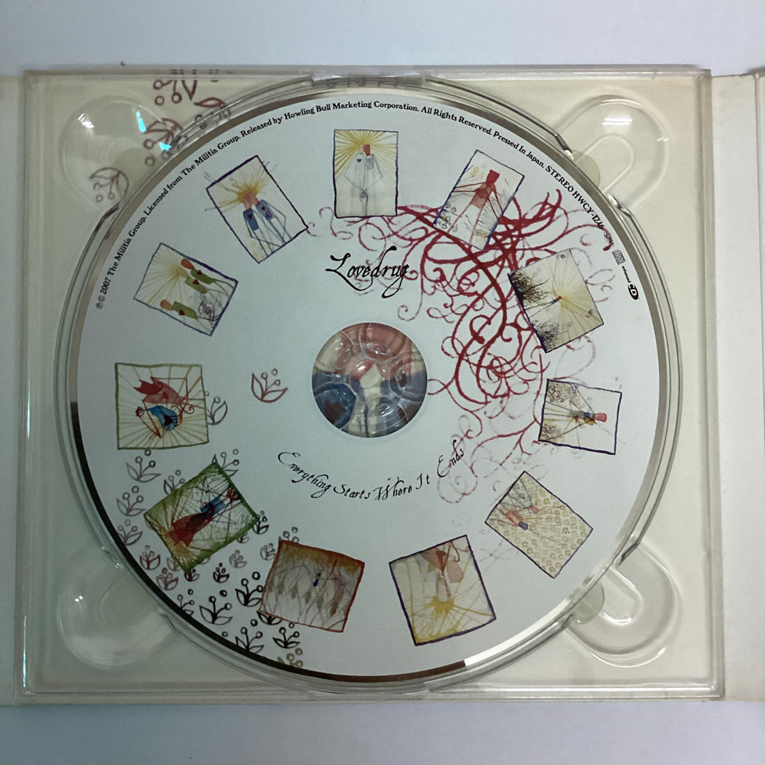 ซีดี Lovedrug - Everything Starts Where It Ends CD VG+