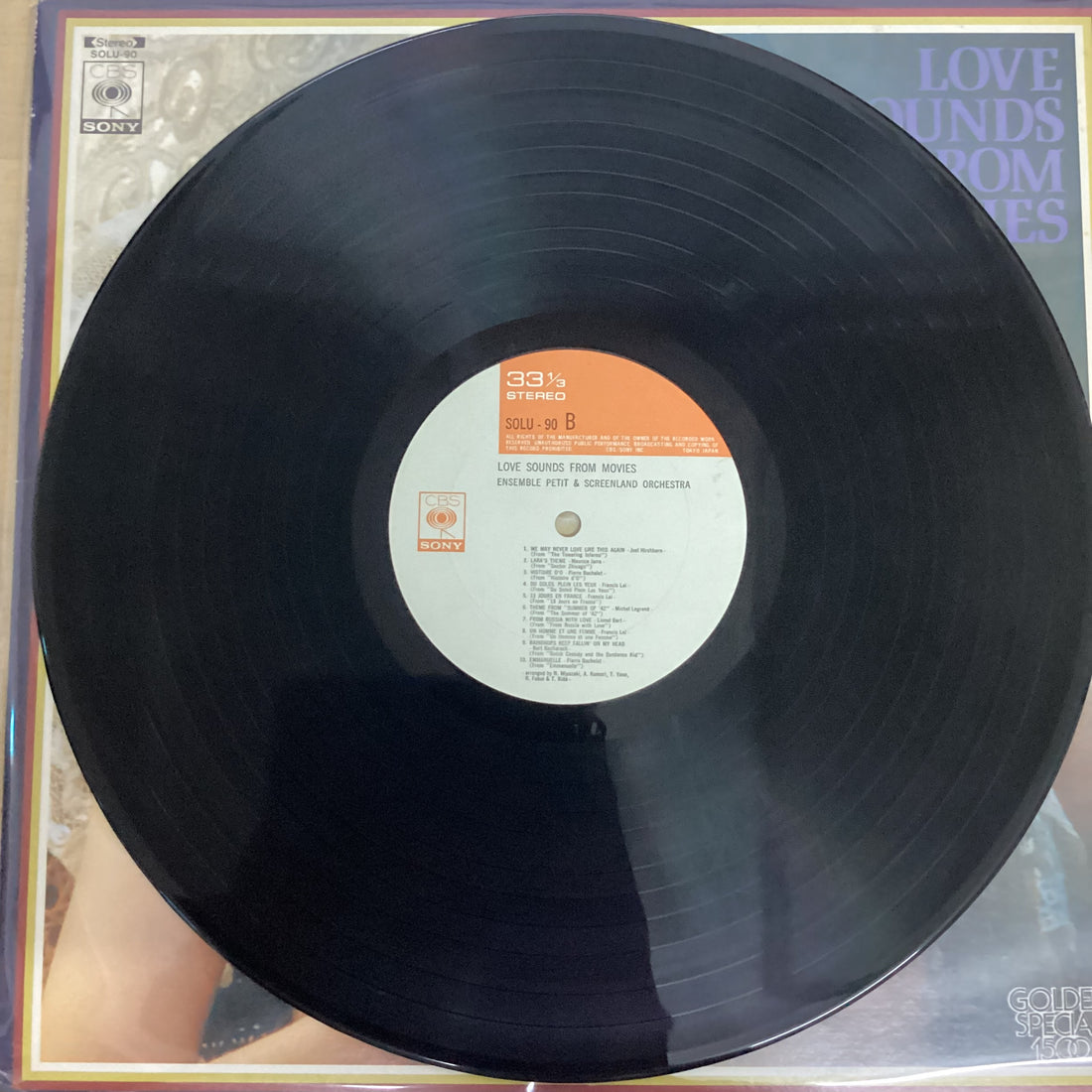 แผ่นเสียง Ensemble Petit & Screenland Orchestra - Love Sounds From Movies Vinyl VG