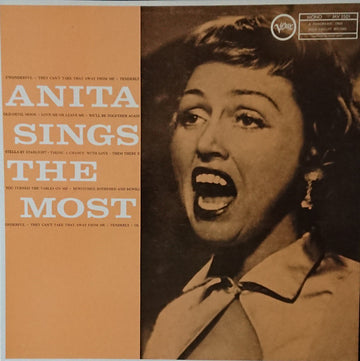 Anita O'Day : Anita Sings The Most (LP, Album, Mono, RE)