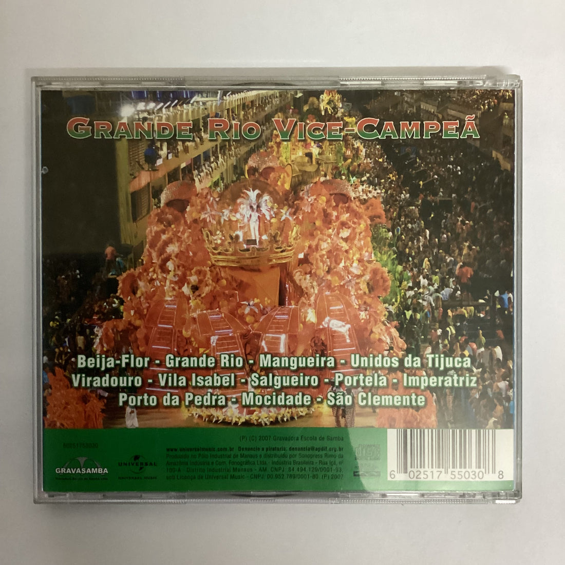 ซีดี Various - Sambas De Enredo 2008 CD VG+