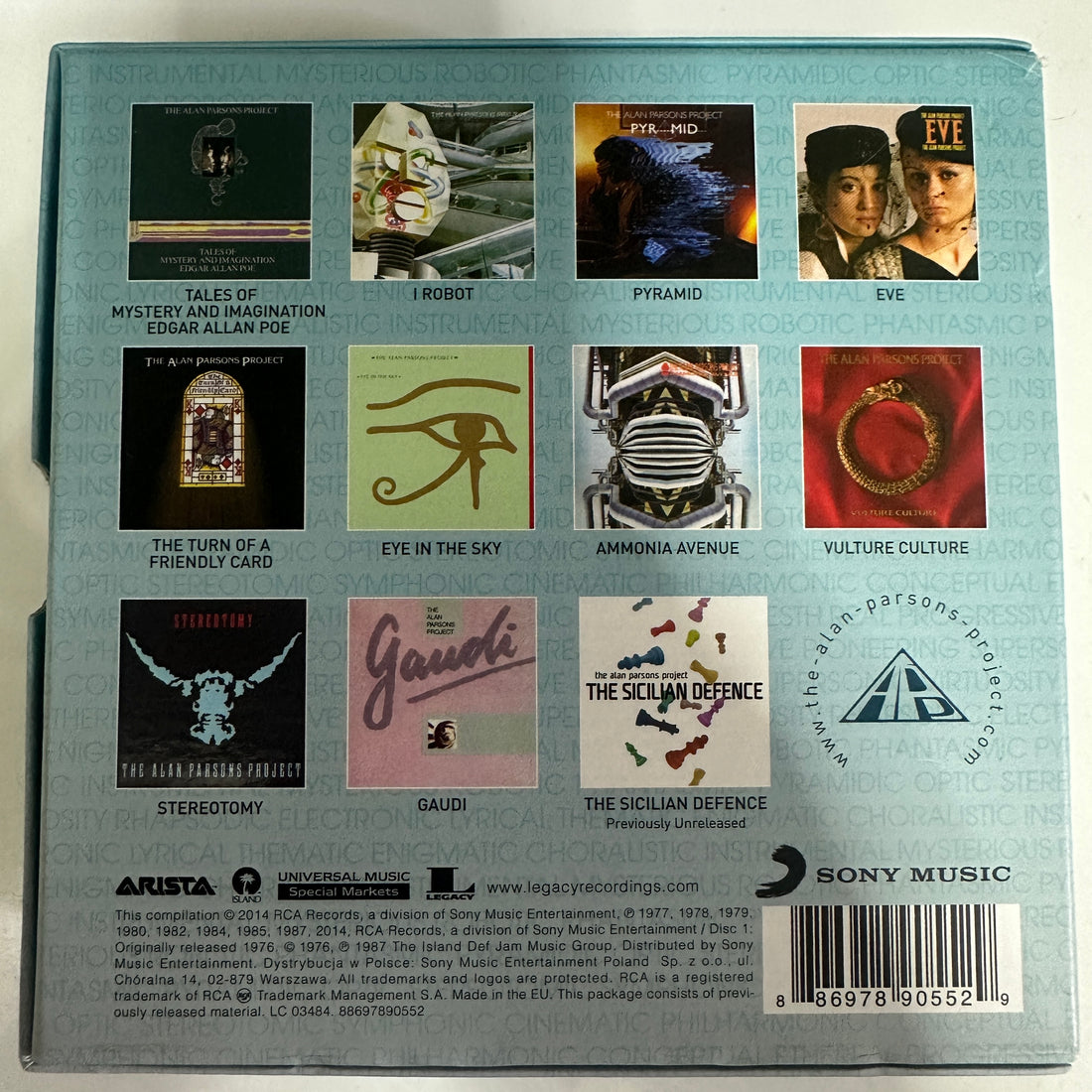 The Alan Parsons Project - The Complete Albums Collection (CD) (VG+) (11CDs)