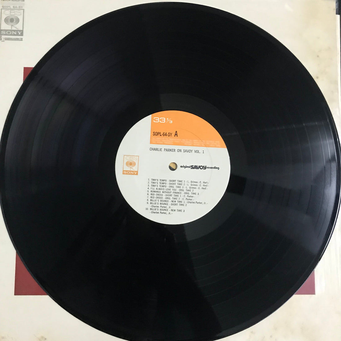 แผ่นเสียง Charlie Parker - Charlie Parker On Savoy Vol. 1 Vinyl VG+