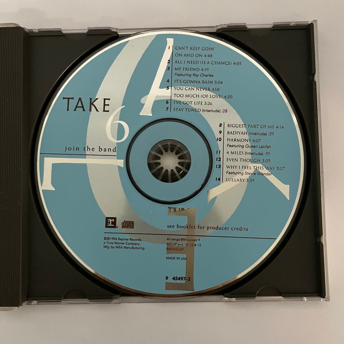Take 6 - Join The Band CD NM